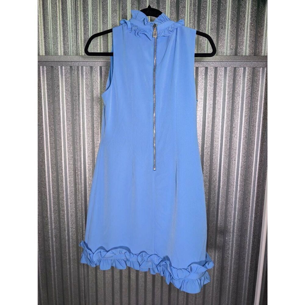 Sail to Sable Sleeveless Ruffle Neck Line and Hem Dress Women's Size 4 - Picture 2 of 8